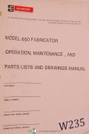 Whitney-Whitney 635A Duplicator Presses Operators and Maintenance Manual Year (1986)-635A-03